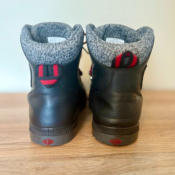 PALLADIUM PALLABROUSE HIKR LP BOOT Black Nubuck Leather Women's Size US 9/ EU 41 - Picture 6 of 10